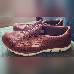 Skechers Women's Maroon Athletic Shoes